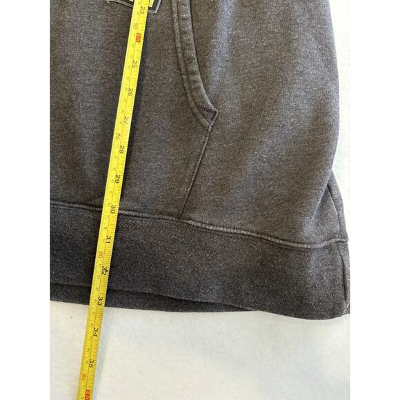 Levis Mens Hoodie Large Dark Gray Oversized‎ XL Fit Athletic Pullover Jacket - Picture 7 of 8